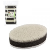 Губки для мытья посуды поролон/абразив/ППУ,3-х сл,9,5*6,5*3см,5шт,KS-09,107571/ Рыжий кот