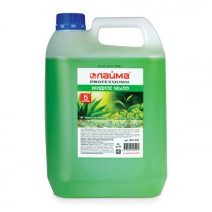 Мыло жидкое 5 л, ЛАЙМА PROFESSIONAL "Алоэ и зеленый чай", 601431