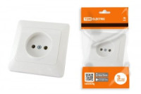 TDM Ильмень роз. СУ 1 мест. 10А белая АБС-пластик (10!) SQ1823-0009