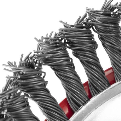 Щетка для УШМ, 125 мм, М14, "чашка", крученая проволока 0.8 мм Matrix