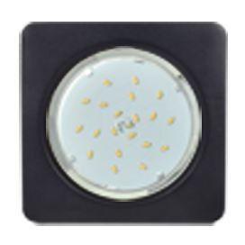 Ecola GX53 H4 св-к Квадрат Черный матовый выпуклый 41x107 SB53S4ECB (10!)