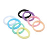 Резинки для волос ЮНИLOOK 50шт, d4см полиэстер, 8 цветов, ACS-85