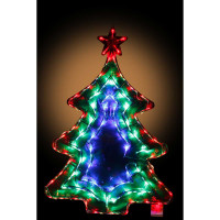 Гирлянда-панно LED ZL-2 елка 80л 42*65см х40