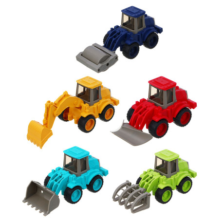 ИГРОЛЕНД Машинка "Агротехника", инерция, РР, 12х7х6,2 см, 5 дизайнов