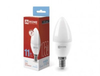 ASD/InHome лампа св/д VC свеча C37 E14 11W(1050lm) 6500K 6K 107x37 (без пульсации) 4844