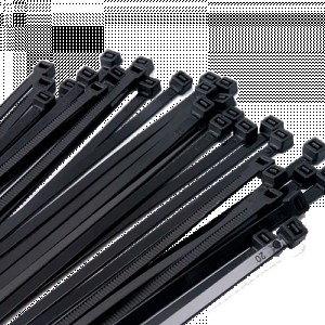 Jazzway хомут (стяжки) полиамид PCT 4.8x200-100 черный PA6.6 (100шт/уп. цена за уп) .5054578