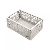 Ящик складной STOCKY М 249x167x103мм 3,4л светло-бежевый 434297434 Бытпласт