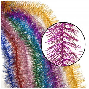 Мишура №16 2м*45мм цвет в ассортименте Волшебная страна