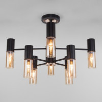EUROSVET Люстра E14 8x40W 720x610 металл/черный/золото/тонир Tesoro 70125/8 a053246
