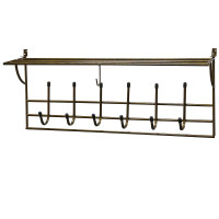 Вешалка настенная Эра 7 рожков Черная г.Тверь