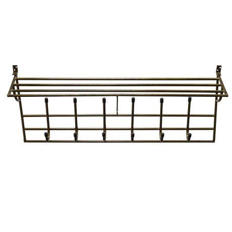 Вешалка настенная Эра 7 рожков Черная г.Тверь