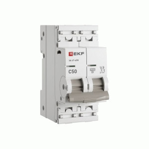 EKF PROxima автоматический выкл. ВА 47-63N 2P 50А 4,5кА х-ка C M634250C