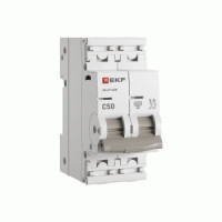 EKF PROxima автоматический выкл. ВА 47-63N 2P 50А 4,5кА х-ка C M634250C