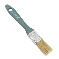 Кисть плоская &quot;Евро&quot; 1&quot;, натуральная щетина, пластмассовая ручка MTX