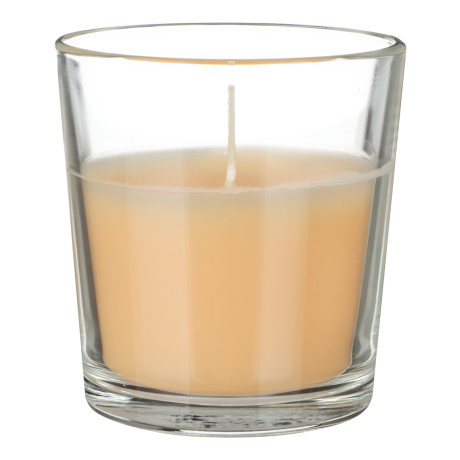 Свеча ароматическая в стеклянном стакане, 8х7,5см, аромат ваниль