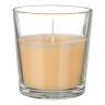 Свеча ароматическая в стеклянном стакане, 8х7,5см, аромат ваниль