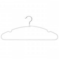 Вешалка-плечики 40см, металл антискольз.покрыт. Кейт, белый, 75410 Master House