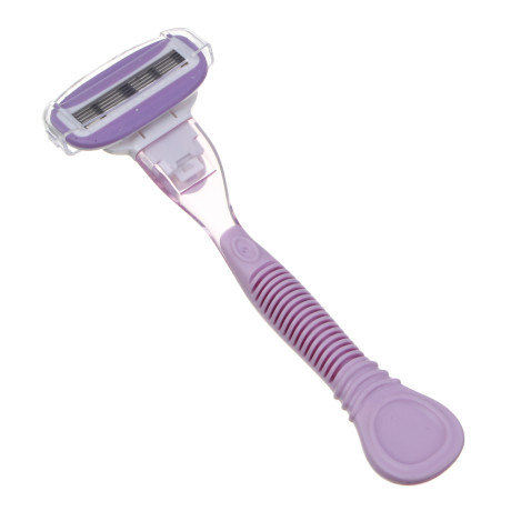 PROWAY Станок для бритья женский (5 лезвий) + 2 сменных кассеты, пластик