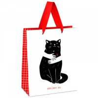 Пакет подарочный 18*23*10см MESHU "Warm huggies", отд. фольгой, матовая ламинация 339783