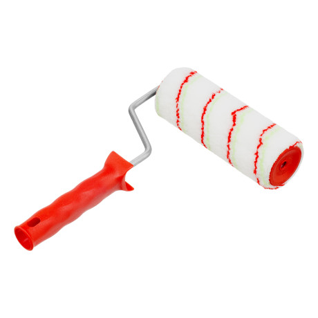 Валик "Эмали" , 180 мм, ворс 12 мм, D 48 мм, D ручки 8 мм, полиамид, полиакрил Сибртех