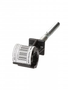 TDM Держатель шпилька-саморез дл.200мм,полим.фикс.с защелкой для прута 8-10мм,гор.цинк. SQ2402-3238