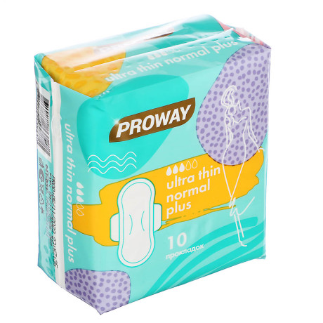 PROWAY Прокладки гигиенические Ультратонкие NORMAL PLUS, 10шт