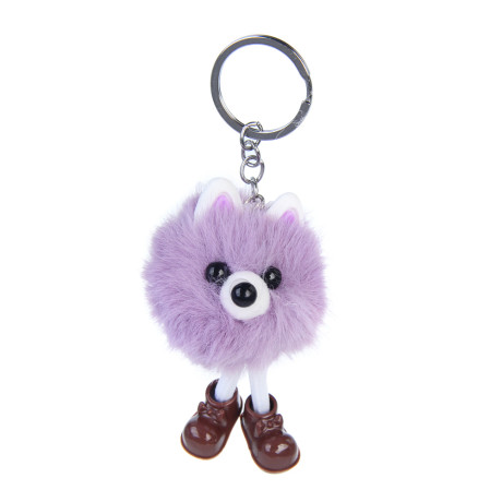 ИГРОЛЕНД Подвеска мягкая "Пушистик",  до 10 см, полиэстер, иск. мех, 3 вида