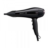 Фен Galaxy LINE GL 4356, 2,4кВт, 2 скорости, 3 темп режима, АС-мотор, черный