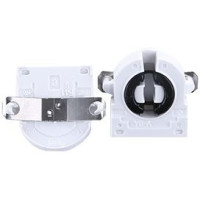 Ecola G13 патрон торцевой поворотный с защелками и прижимной пружиной AD13LWEAY (50!)