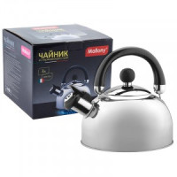 Чайник со свистком DJA-3023, 3л, ручка подвижн.бакелит, капсульное дно, метал 900055