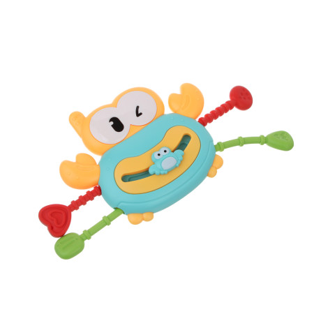 ИГРОЛЕНД Развивающая игрушка "Крабик", ABS, резина, 12,8х10,5х4,2см, 2 дизайна