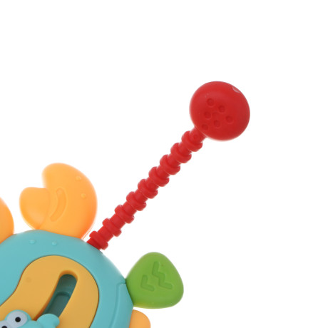 ИГРОЛЕНД Развивающая игрушка "Крабик", ABS, резина, 12,8х10,5х4,2см, 2 дизайна