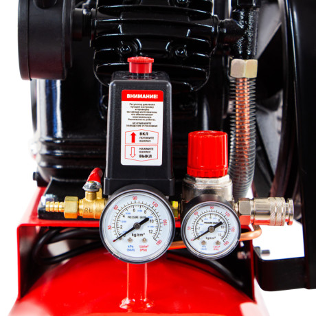 Компрессор воздушный ременный привод КР3000/100 3,0 кВт, 100 литров, 510 л/мин МТХ