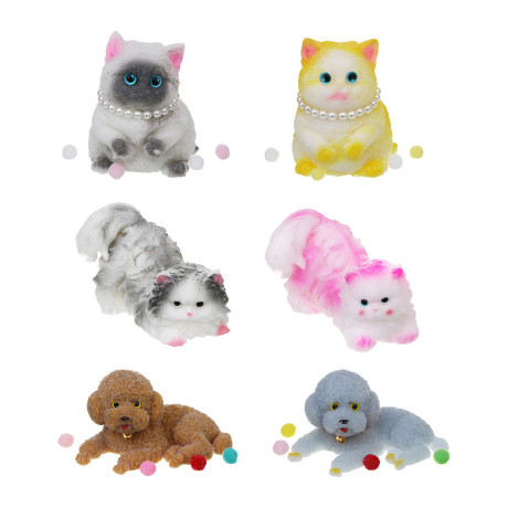 ИГРОЛЕНД Игрушка антистресс "Животные", TPR, 10-14см, 3 дизайна