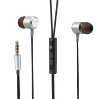 FORZA Наушники проводные внутриканальные, гарнитура, доп.насадки, коробка картон