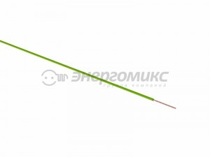 Провод ПГВА 1 х 2.50мм, бухта 100м, цена за бухту, ЗЕЛЕНЫЙ  REXANT, 01-6543