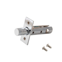 Задвижка врез Apecs L-0260-inner-CR (хром, б/лиц.планки, под кв.8мм) д/мет.дверей  \20