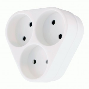 СТАРТ  сет. адаптер-разветв. 3роз. 10А тип F SA1/3 30/60 (Р)