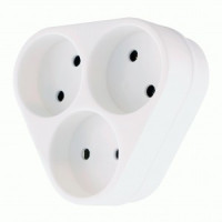 СТАРТ  сет. адаптер-разветв. 3роз. 10А тип F SA1/3 30/60 (Р)