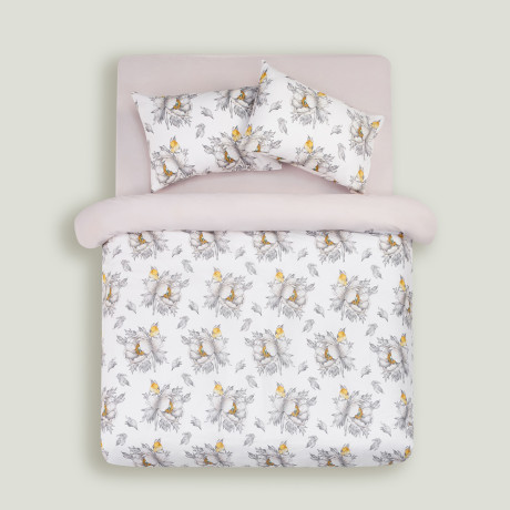 PROVANCE Фрэя Комплект постельного белья евро (4 предмета), поплин, 100% хлопок