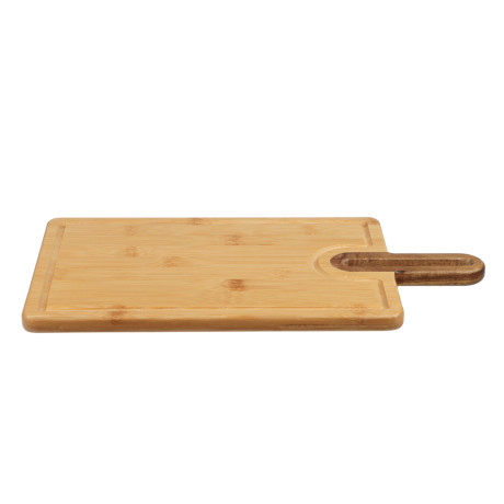 SATOSHI Доска разделочная с ручкой, прямоугольная, бамбук, 37.7х20х1.5см