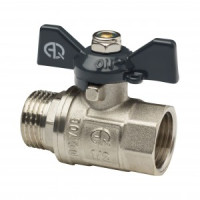 AQUALINK Кран шар. для воды 3/4&quot;, (вн-нар, г/ш) бабочка, 1159