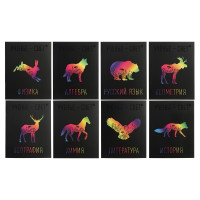 ВСЁГАЗИН Набор из 8 предметных тетрадей, 8 предметов, 48л., обл.картон, БЕЛЫЕ листы, справ.материал