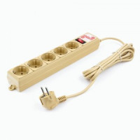 Power Cube (КУБ) Классика сет. удл.-фильтр ПВС 5роз. 3м БЕЖЕВЫЙ 10А/2.2кВт SPG-MXTR-12