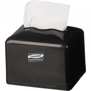 Диспенсер д/салфеток Luscan Professional №4 мини черный R-1332B 931837
