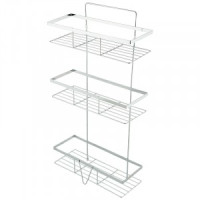 Полка для ванной настенная 3 яруса,хром,30*11*57см,металл хромир,COZY-CR-5,312070/Рыжий Кот