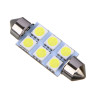 NG Лампа светодиодная T11, (6SMD-5050), 39 мм, 12В,белый, 2 шт., блистер
