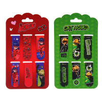 Ледибаг/Супер-Кот Набор закладок магнитных, 6штук, закладка 12Х1,9см, упак.18,3Х10,3см, &quot;Кор&quot;, 2 диз