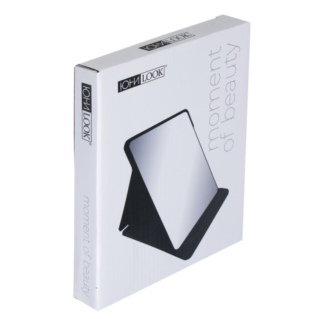 ЮНИLOOK Зеркало настольное складное Мадмуазель, ПУ, стекло, 21х15,5 см, 3 цвета