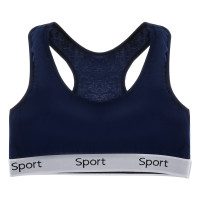 GALANTE Майка-топ с широкими лямками, р.42, 95% хлопок, 5% спандекс, синий, НБ25-21